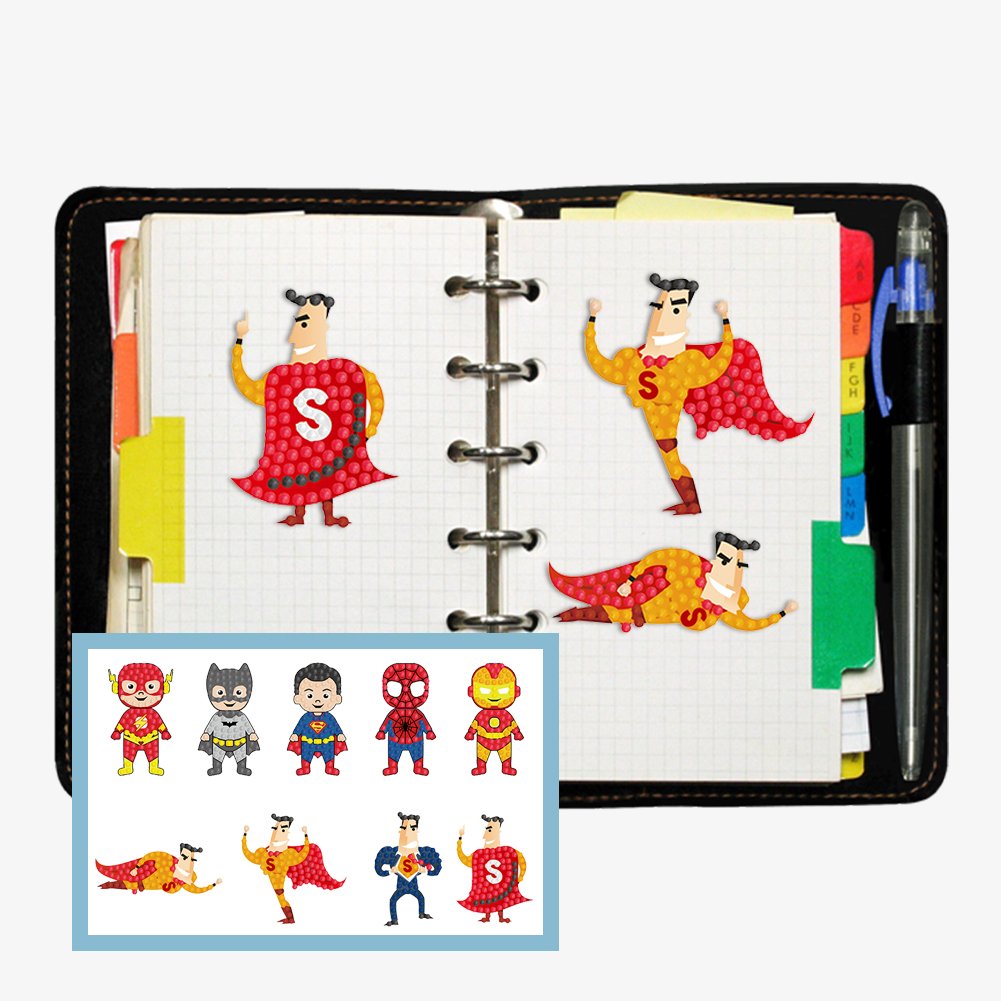 Diamond Painting Stickers Kits 5D DIY Cartoon Handmade Mosaic C