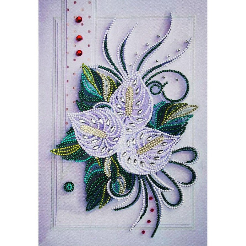 DIY 5D Crystal Rhinestone Diamond Painting Kit Bling Leaf