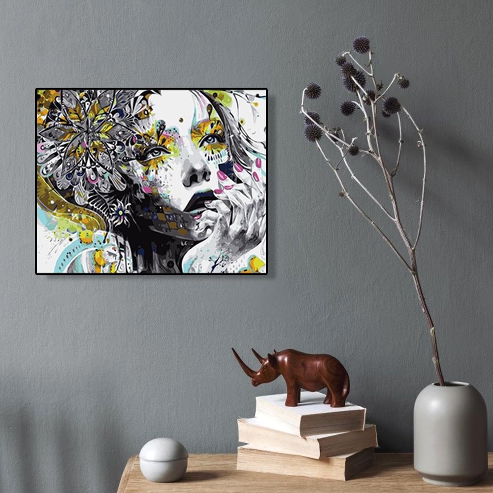 Paint By Number - Acrylic Paints - Thinking Beauty (40*50cm)