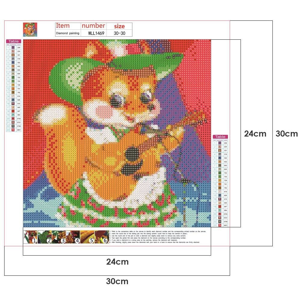 Diamond Painting - Full Round - Singing Squirrel