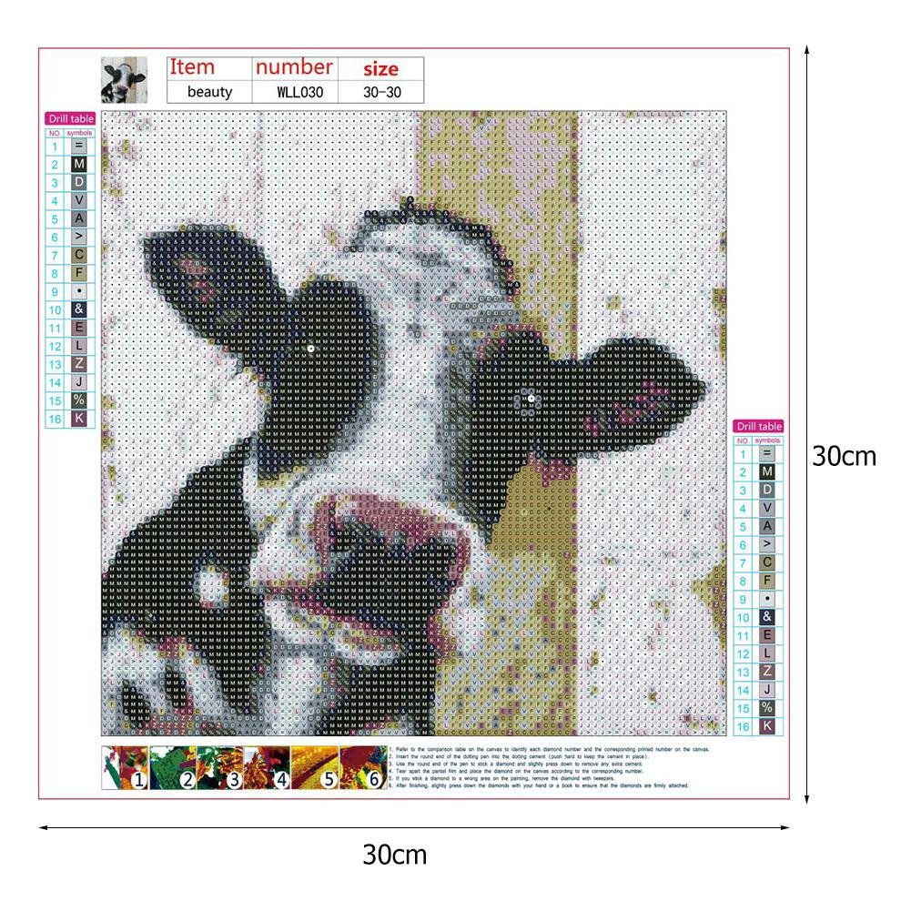 Diamond Painting - Full Round - Cow