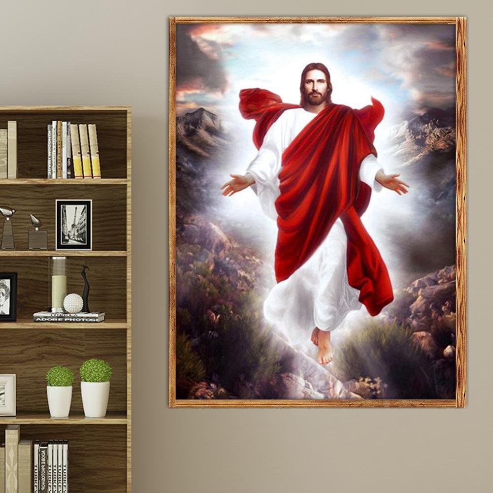 Pintura Diamante - Volta Completa - Páscoa Jesus