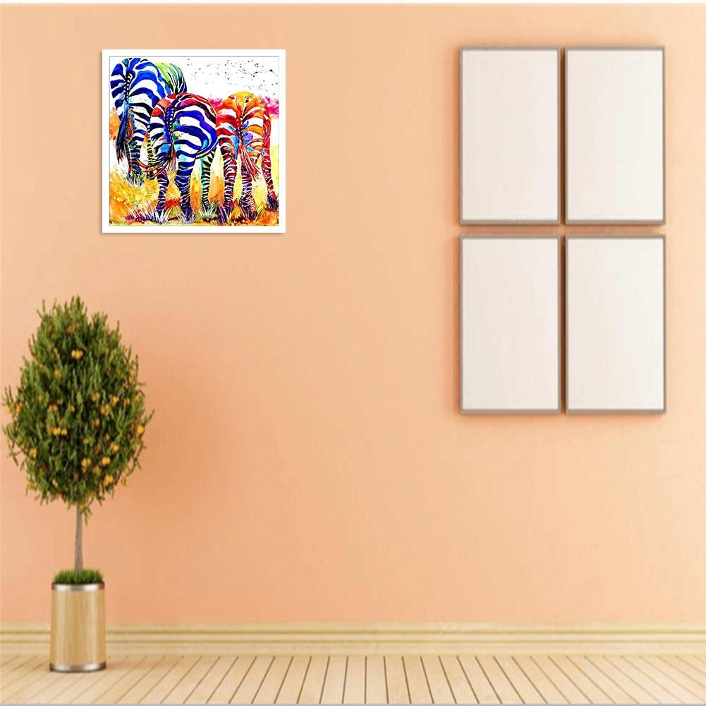 Diamond Painting - Full Round - Zebra