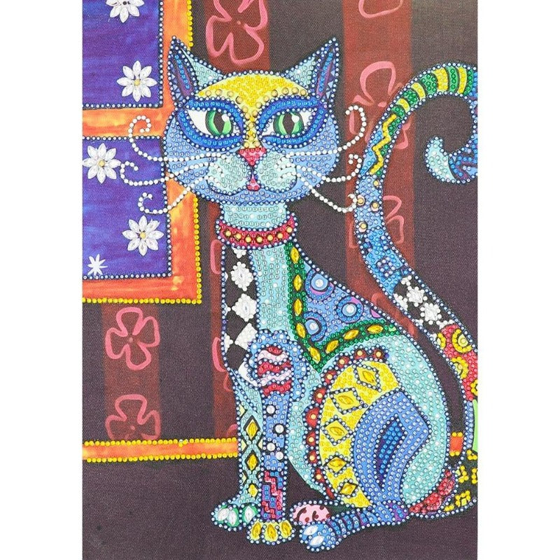 Diamond Painting - Crystal Rhinestone - Cat Canvas size: Approx.30*40cm/11.82*15.75"