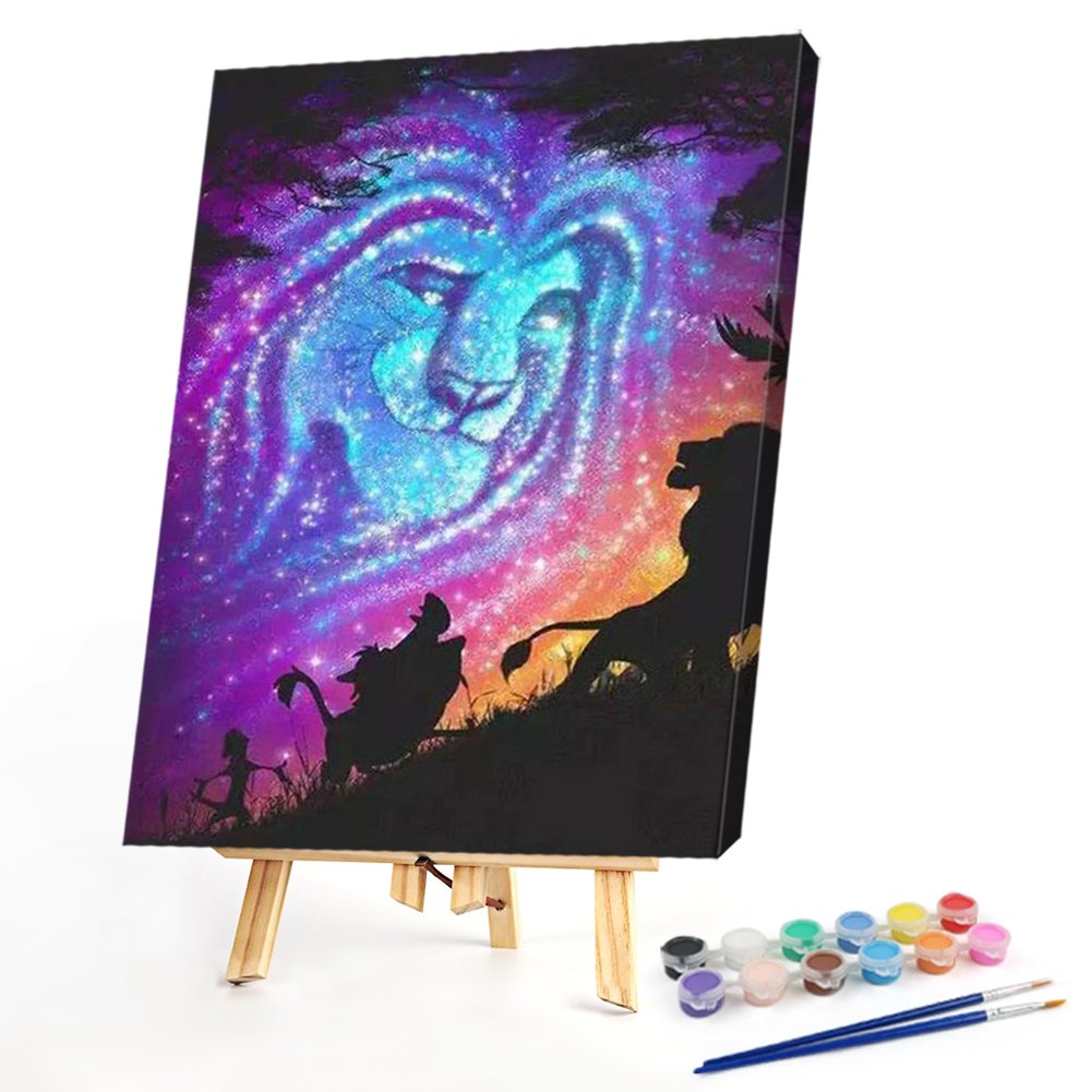 Paint By Number - Oil Painting - The Lion King(50*40cm)