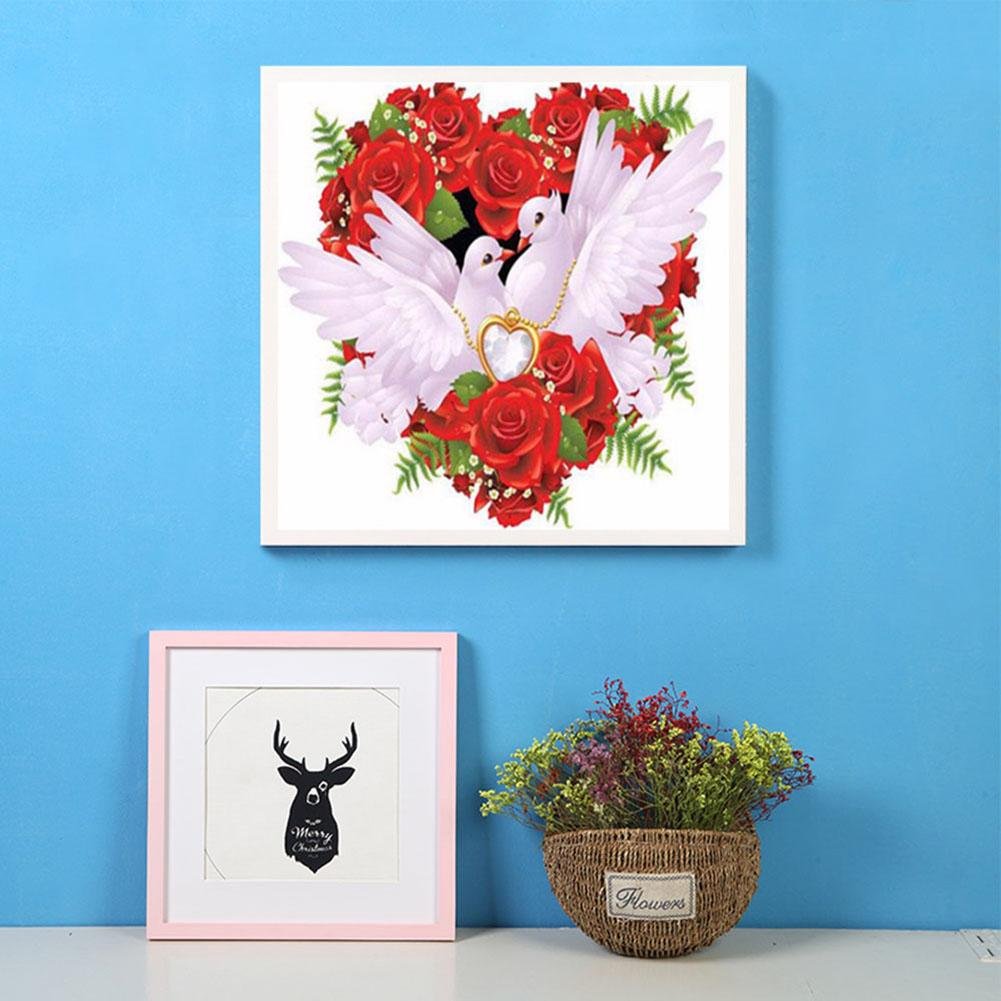 Diamond Painting - Full Round - Rose Love