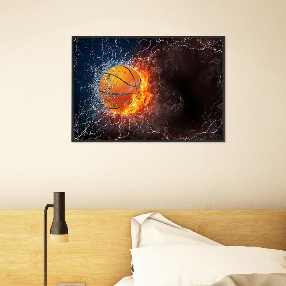 Diamond Painting - Full Round - Basketball