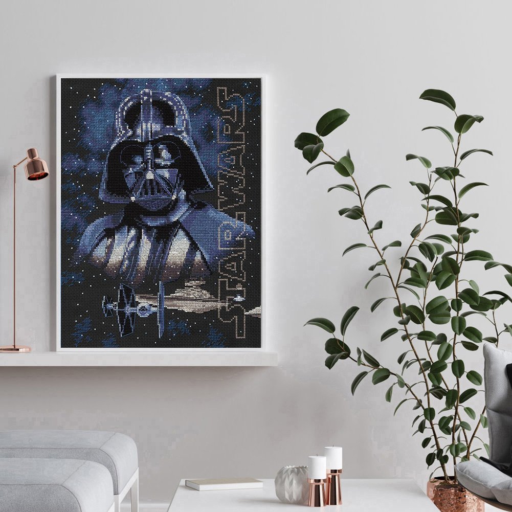 Kit de pintura de diamante DIY 5D - rodada completa - Star Wars