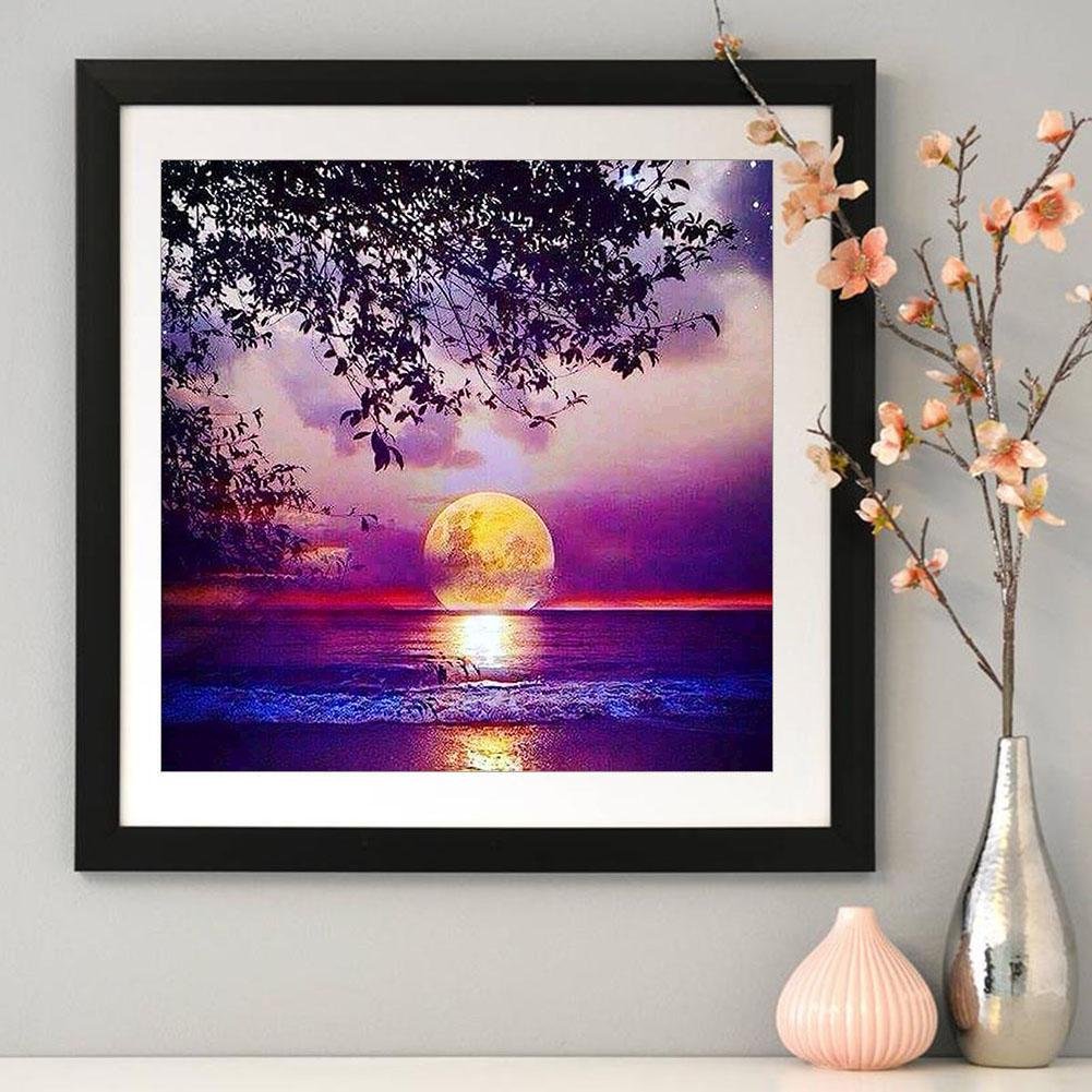 Diamond Painting - Full Round - Rising Moon