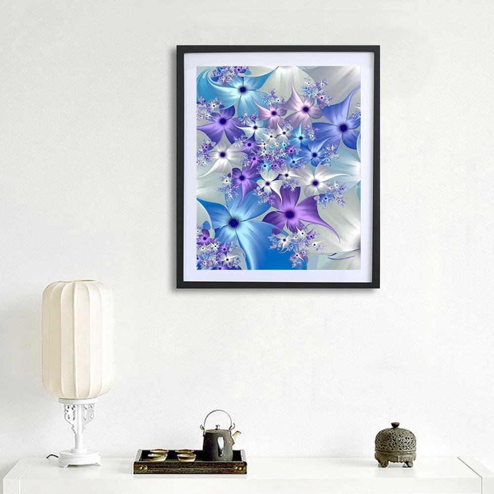 Pintura Diamante - Rodada Completa - Flor 12