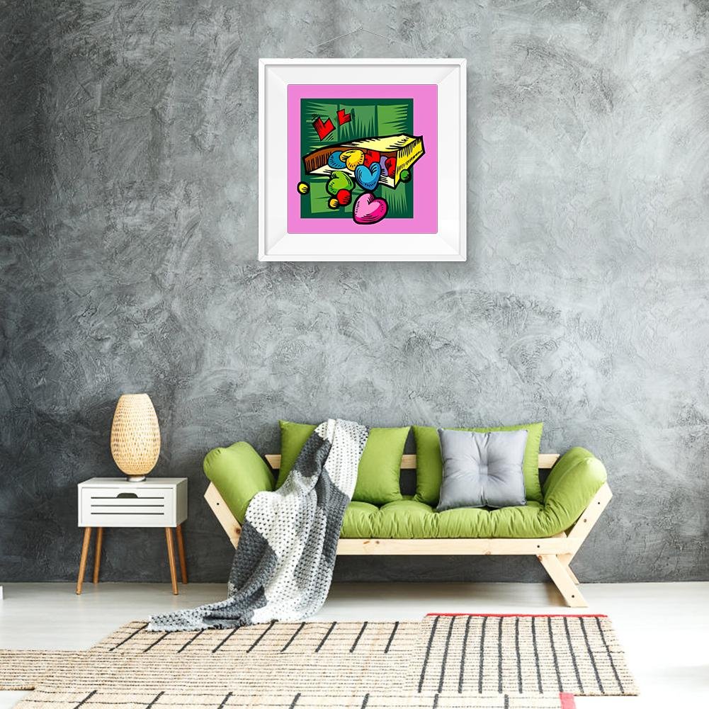 Diamond Painting - Full Round - Love Heart
