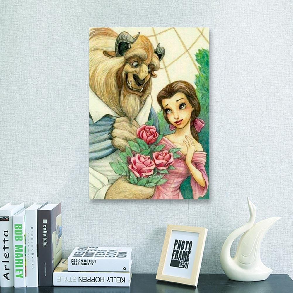 Pintura Diamante - Rodada Completa - A Bela e a Fera