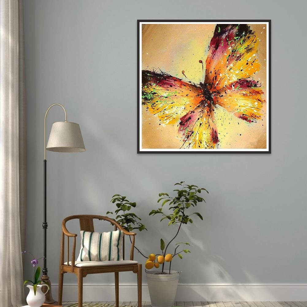 5D DIY Diamond Painting Kit - Full Round - Butterfly