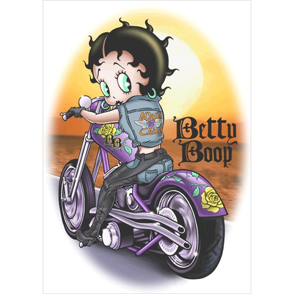 5D Diy Diamond Painting Kit Full Round Beads Betty Boop