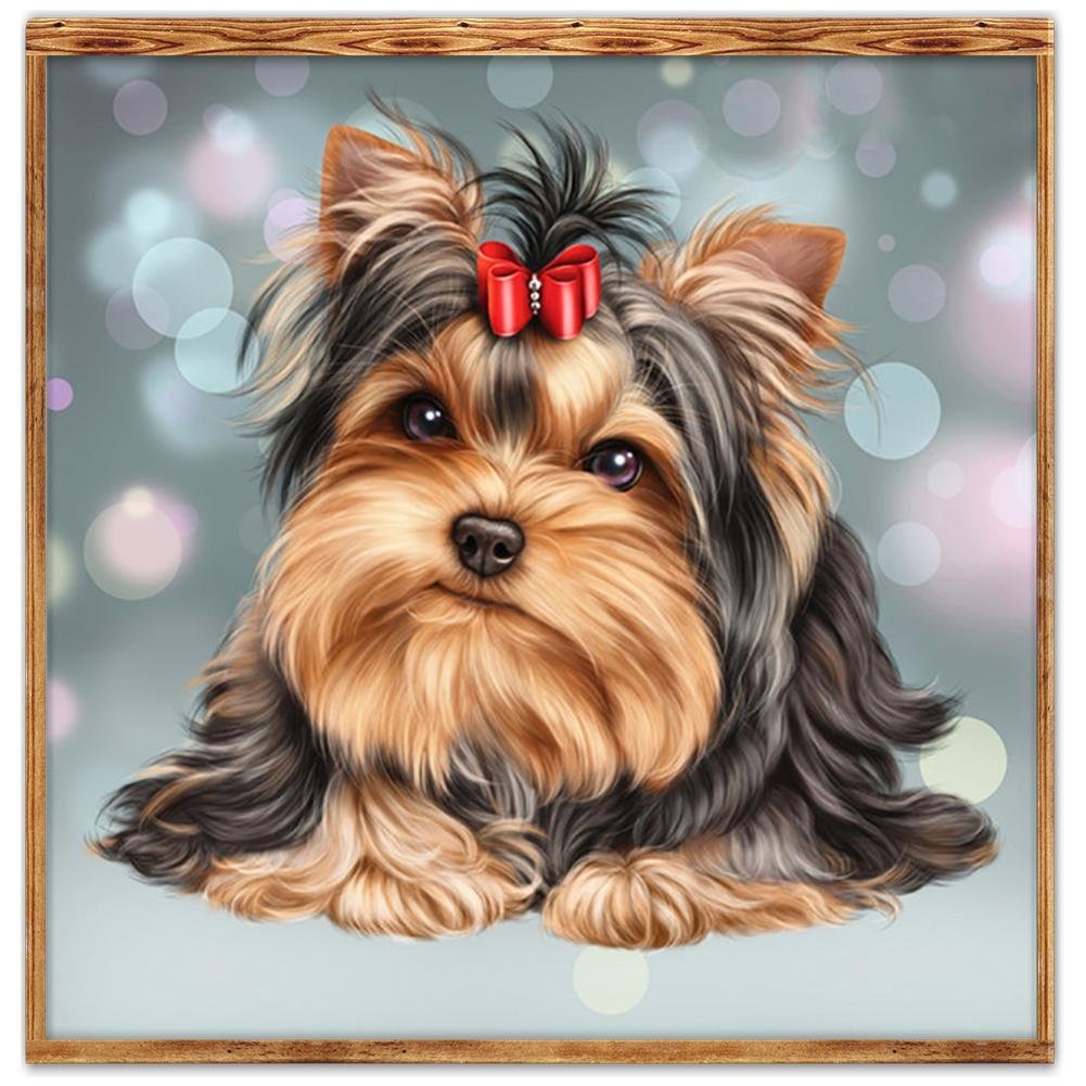 Diamond Painting - Full Round - Cute Dog C