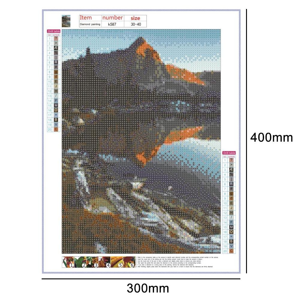 Pintura Diamante - Rodada Completa - Lago Mountain A