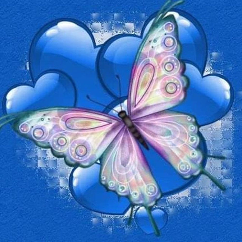 Diamond Painting - Full Round - Butterfly