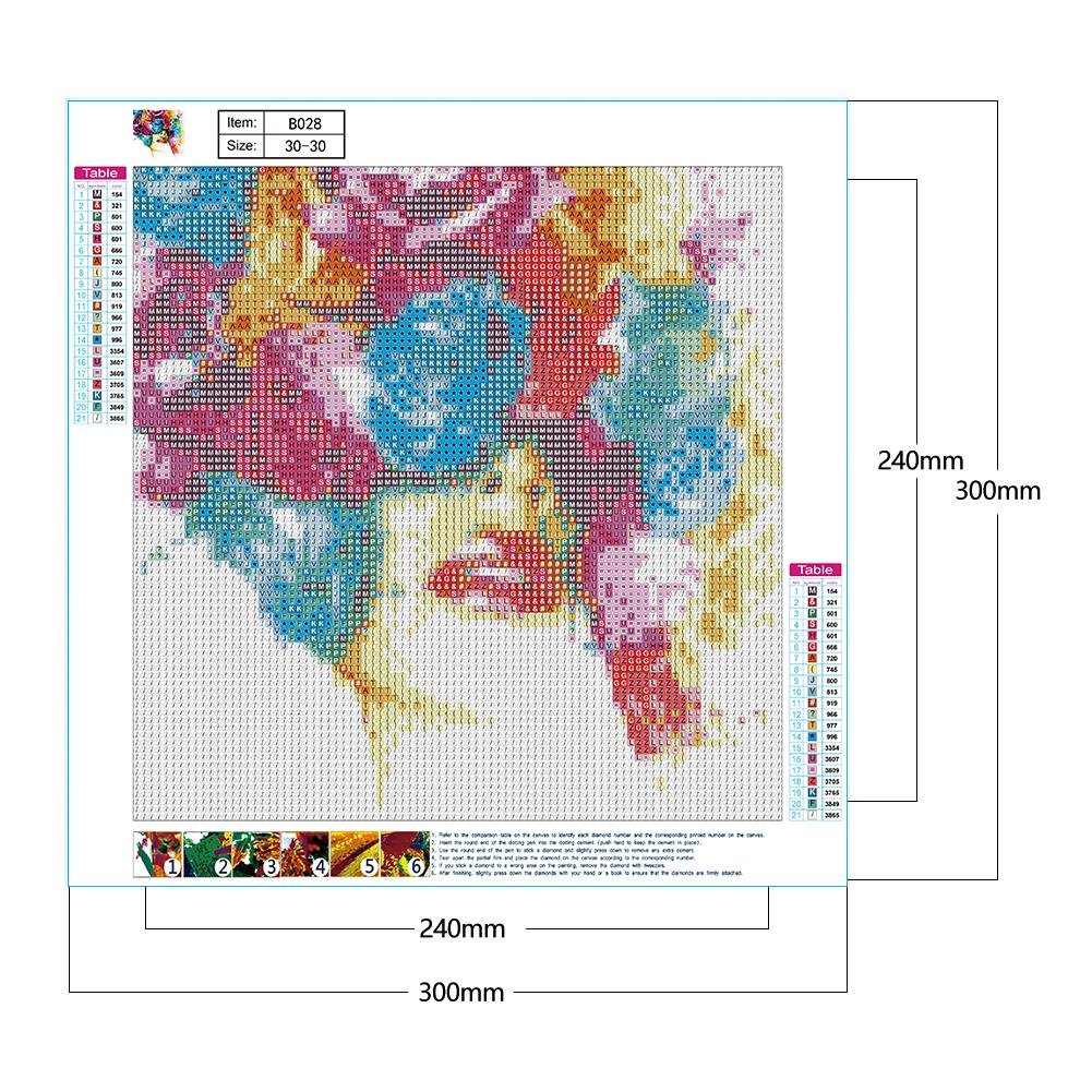 Diamond Painting - Full Round - Flower Women