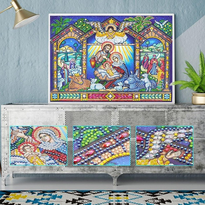 Religion DIY diamond painting Crystal Rhinestone Include Diamond Painting Tool