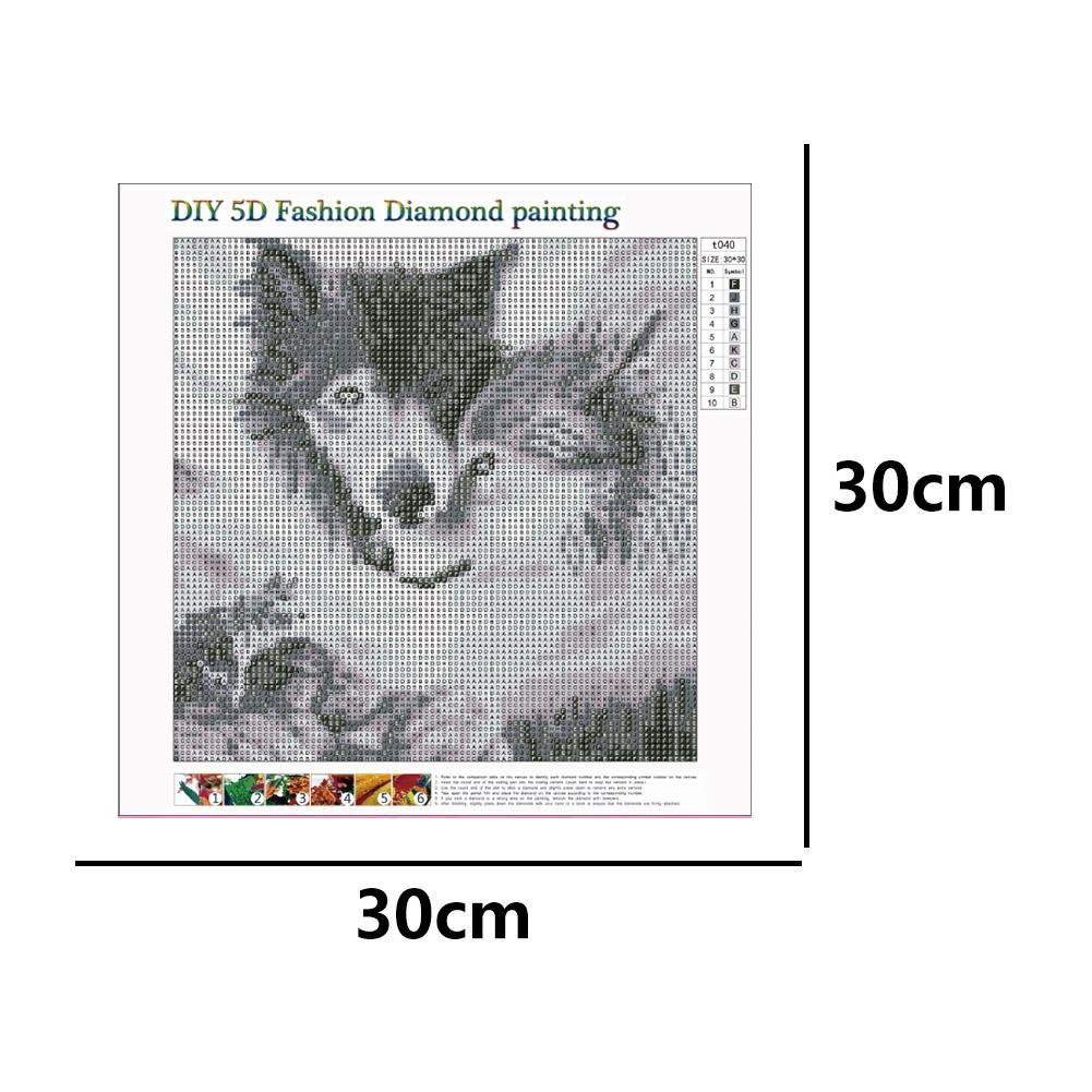 5D DIY Diamond Painting - Full Round - Wolf