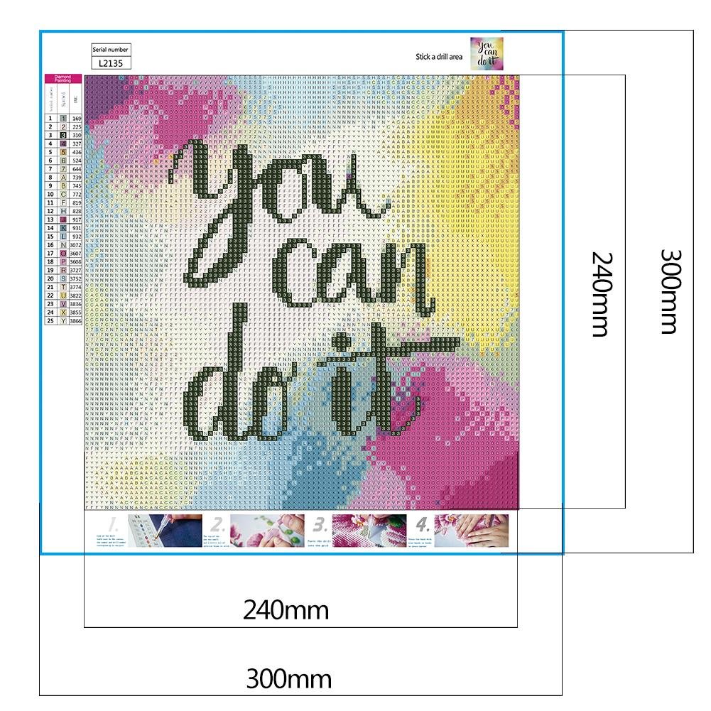 Diamond Painting - Full Round - You Can Do It