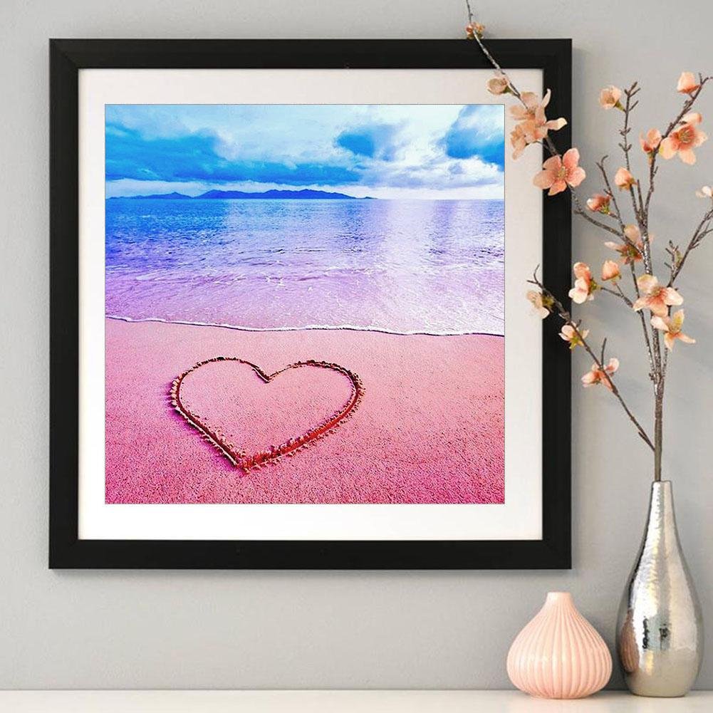 Diamond Painting - Full Round - Pink Seaside