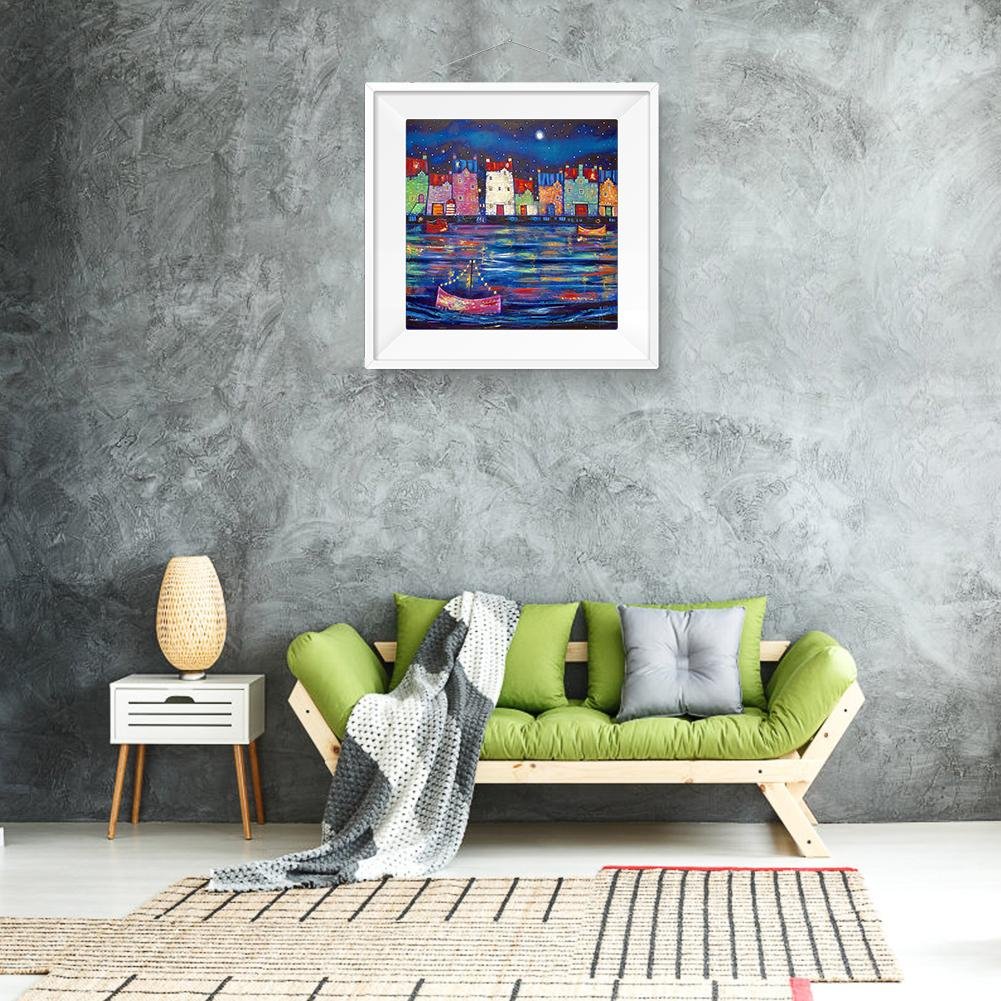 Diamond Painting - Full Round - Water House B