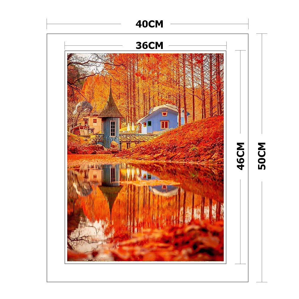 11ct Stamped Cross Stitch Autumn (40*50cm)