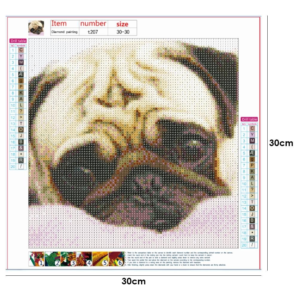 Diamond Painting - Full Round - Dog 6