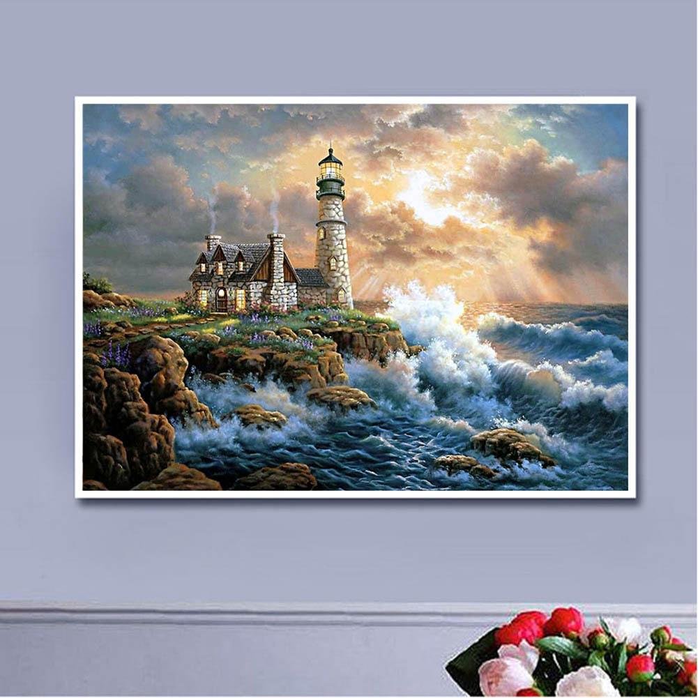 Pintura Diamante - Volta Completa - Farol