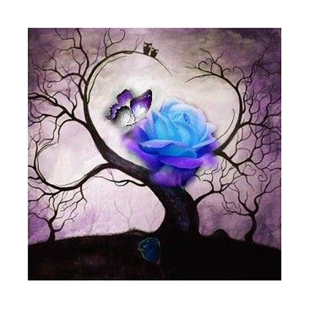 5D Diamond Painting Kit Full Round Beads Art Flower Tree