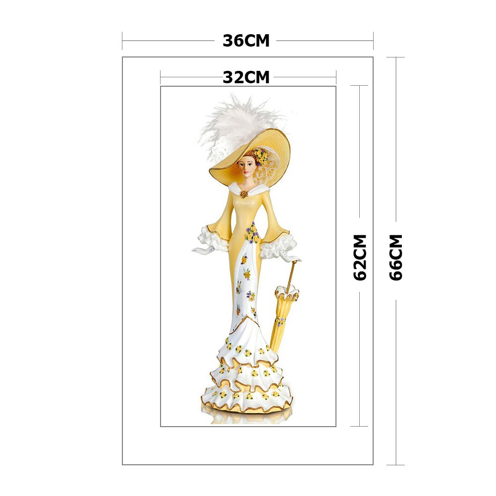 Ponto Cruz Estampado 14ct - Noblewoman (36*66cm)