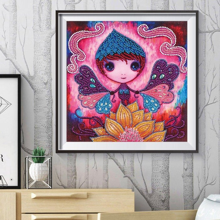 Faery Crystal Rhinestone Special Shaped 5D diamond painting (Part Drill)