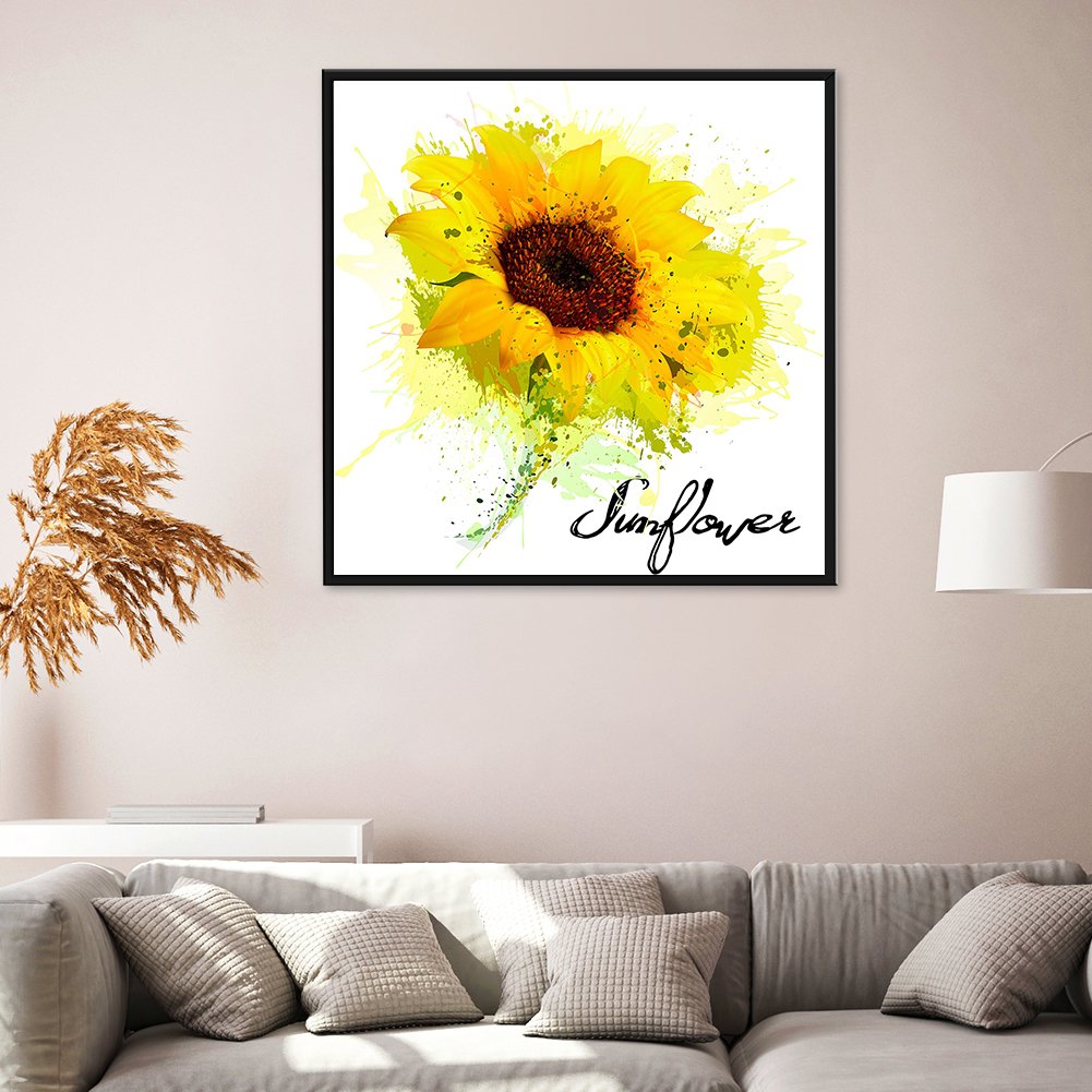 Diamond Painting - Full Round - Sunflower F