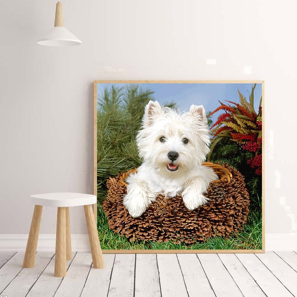 Diamond Painting - Full Round - Dog 2