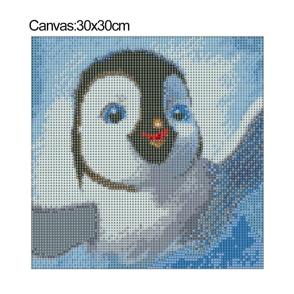 Diamond Painting - Full Round - Penguine