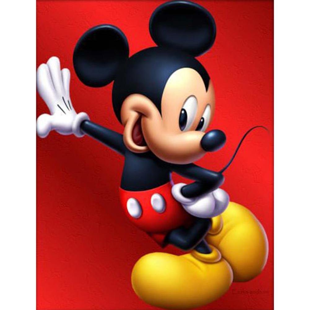 5D Disney Dibujos animados Diamante Pintura Mickey Mouse Taladros completos