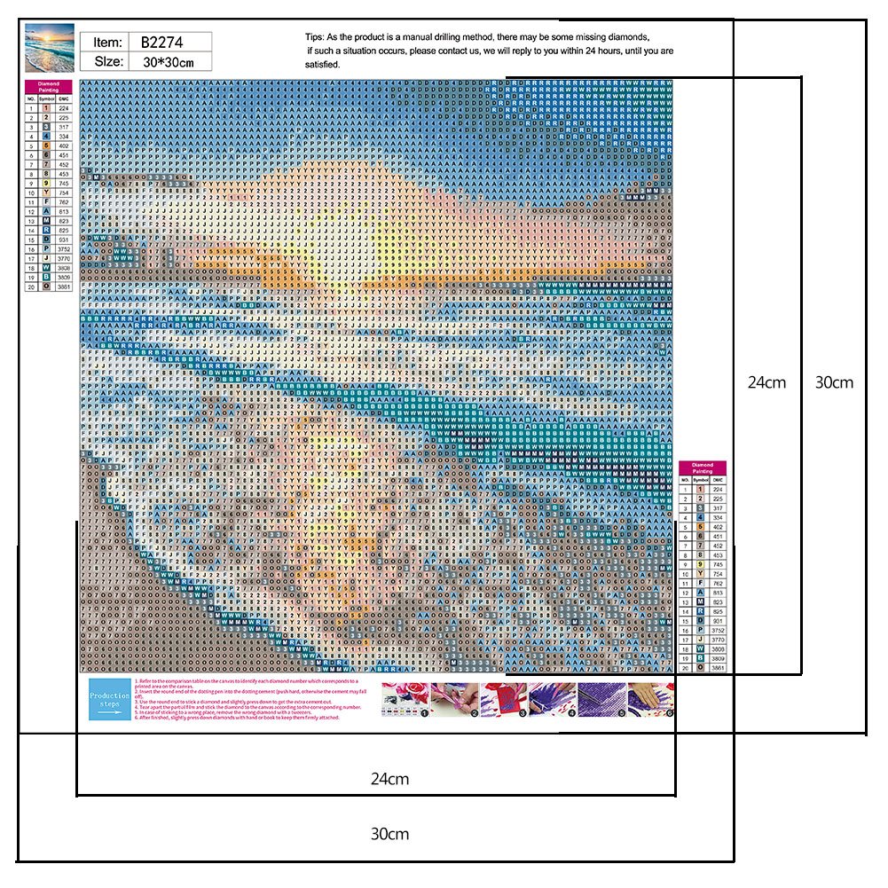 Diamond Painting - Full Round - Sea Wave A