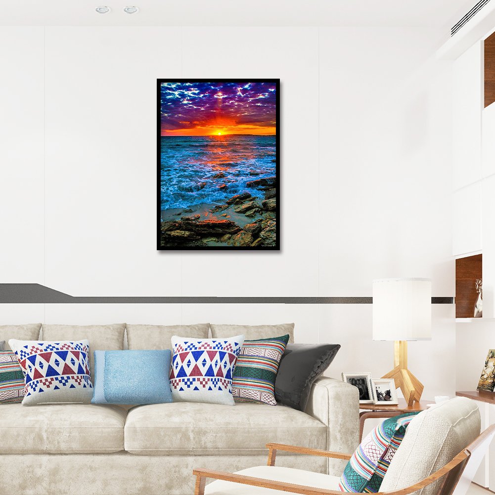 Diamond Painting - Full Round - Sea Sunrise