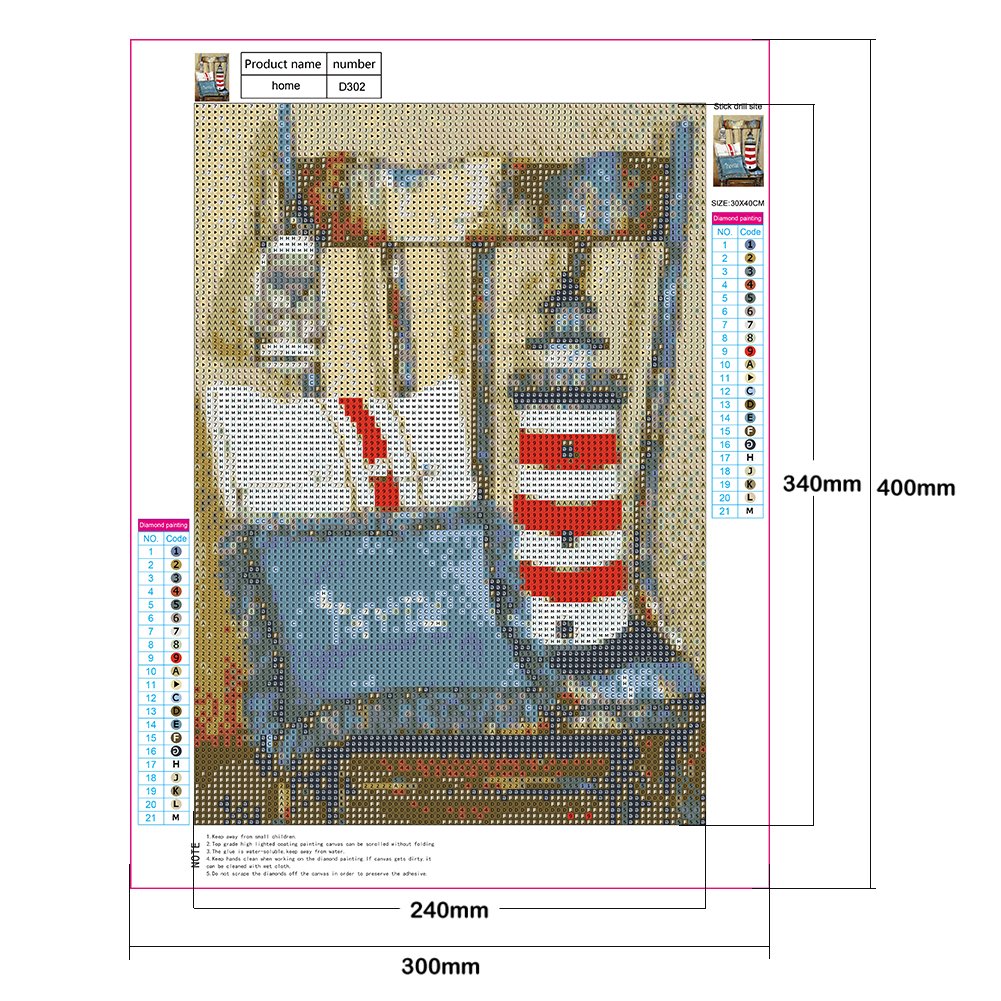 Pintura Diamante - Redondo Completo - Cadeira Antiga