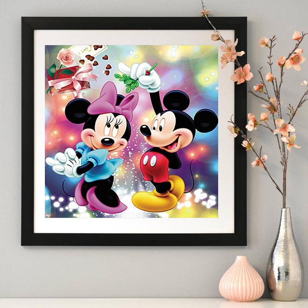 Diamond Painting - Full Round - Happy Mouse