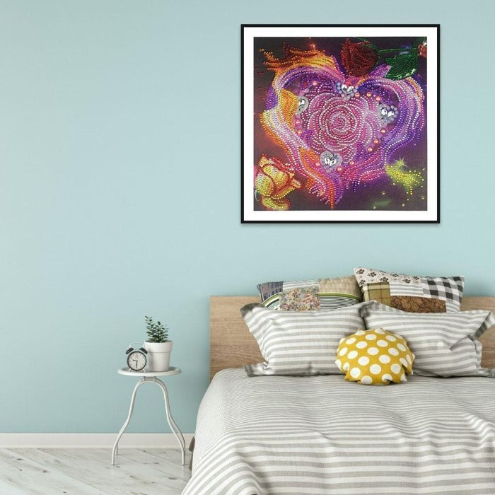 Diamond Painting home decoration - Crystal Rhinestone - Heart Love【diamondpaintingsart】
