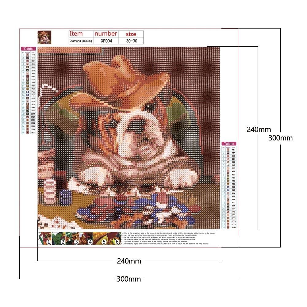 Diamond Painting - Full Round - Gambler Dog