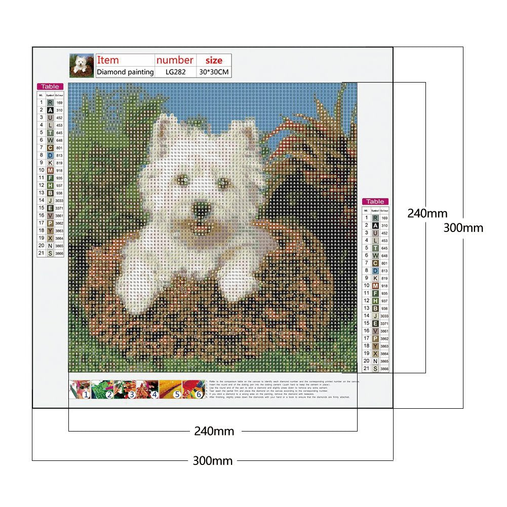 Diamond Painting - Full Round - Dog 2