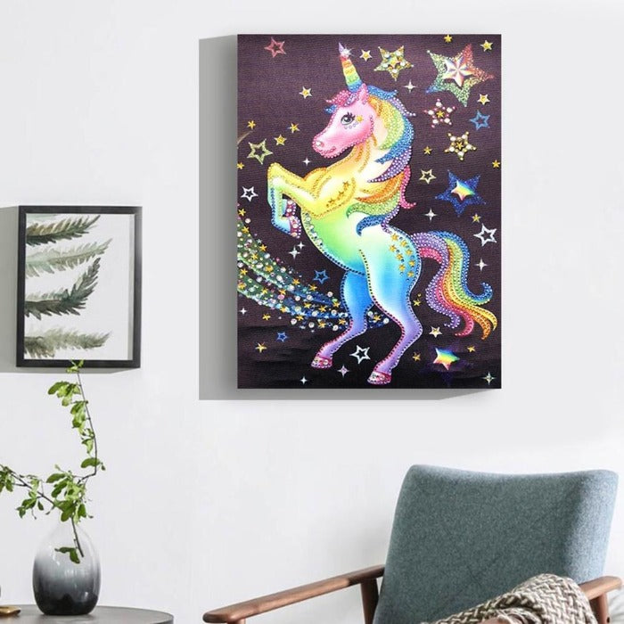 Part drill,special-shaped Diamond Painting - Crystal Rhinestone - Unicorn