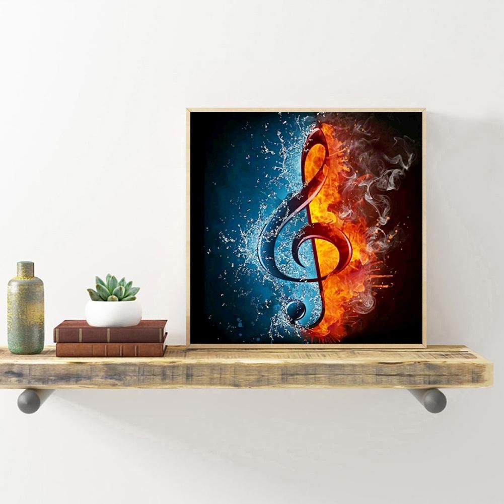 Diamond Painting - Full Round - Nota Musical