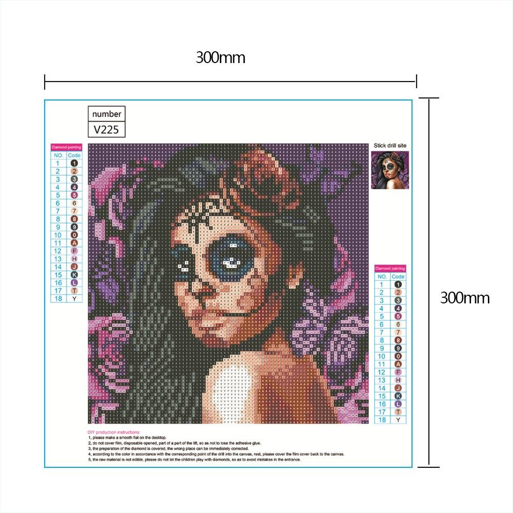 Diamond Painting - Full Round - Gothic Beauty A