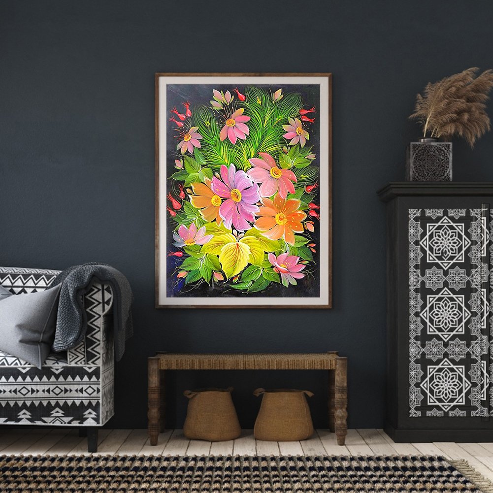 Diamond Painting - Full Round - Flowers and Herbs