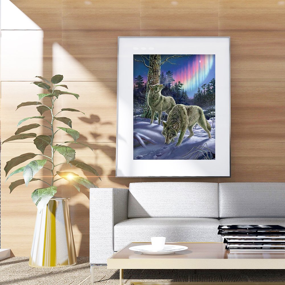 Diamond Painting - Full Round - Wolf 5
