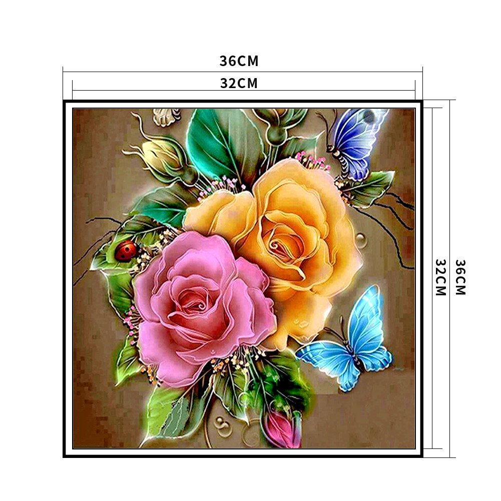 11ct Stamped Cross Stitch - Flower (36*36cm)